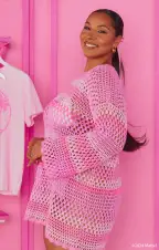 Paula Pullover ~ Beach Barbie™ Stripe(XS)