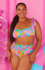 Bahamas Belted Bottom ~ Blue Barbie™ Blooms(XS)