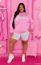 Barbie™ Sweatshirt ~ Barbie™ Pink(XS)