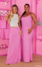 RSVP Top ~ Barbie™ Pink Sequins(XS)