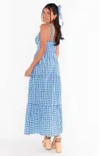 Rosie Dress ~ Blue Bounty Gingham(XS)
