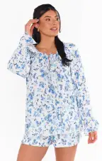 Kinsley Top ~ Blue Bliss(XS)