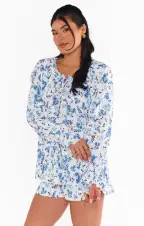 Kinsley Top ~ Blue Bliss(XS)