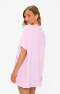 24 Hour Tee ~ Pink Daisy Graphic(XS)