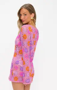 Vacay Mini Coverup ~ Fruit Punch Crochet(XS)