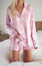 Favorite PJ Set ~ Pink Bunnies Jersey