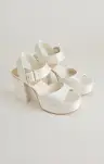 Dolce Vita Bobby Pearl Platform Heel ~ White Pearls(6)