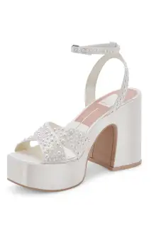 Dolce Vita Wessi Platform Heel ~ Vanilla Pearl(6)