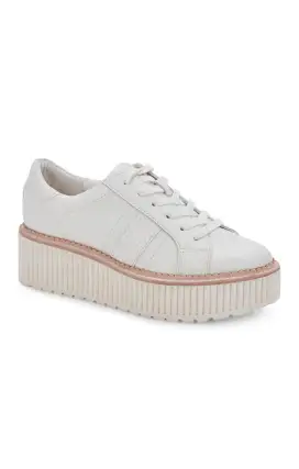 Dolce Vita Tiger Platform Sneakers ~ White(6)