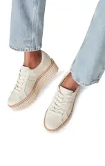 Dolce Vita Tiger Platform Sneakers ~ White(6)