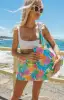 Pacific Avenue Skirt ~ Beachy Floral Terry(XS)