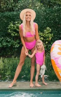 Coco One Piece ~ Hot Pink Scrunch(1T)