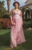 Francesca Maxi Dress ~ Ballet Slipper Ruffle Tulle(XXS)