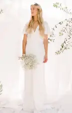 Rome Twist Gown ~ Ivory Luxe Satin(XXS)
