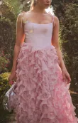 Francesca Maxi Dress ~ Ballet Slipper Ruffle Tulle(XXS)