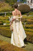 Lana Maxi Dress ~ Pale Yellow Luxe Satin(XXS)