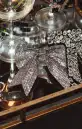 Holiday Hair Bow ~ Silver(OS)