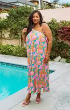 Christie Maxi Dress ~ Barbie™ Party Wave(XS)
