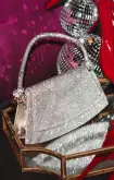 Riley Rhinestone Bag ~ Silver/Gold(OS)