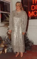 Maddison Dress ~ Platinum Sequins(XS)