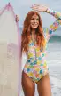 Surfside One Piece ~ Petal Pop Rib