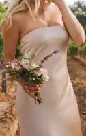 Taylor Tube Maxi Dress ~ Champagne Luxe Satin(XXS)