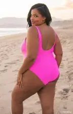 Barbie™ Babe One Piece ~ Malibu Pink(XS)