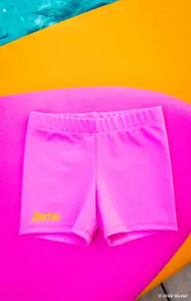 Little Workout Biker Shorts ~ Malibu Pink(1T)