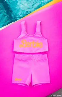 Little Workout Sport Top ~ Malibu Pink(1T)