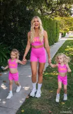 Little Workout Sport Top ~ Malibu Pink(1T)