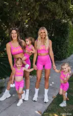 Little Workout Biker Shorts ~ Malibu Pink(1T)