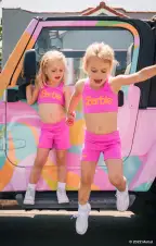 Little Workout Sport Top ~ Malibu Pink(1T)