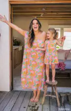 Christie Maxi Dress ~ Barbie™ Party Wave(XS)