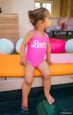 Lil Barbie™ Babe One Piece ~ Malibu Pink(1T)