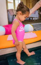 Lil Barbie™ Babe One Piece ~ Malibu Pink(1T)