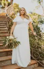 Rome Twist Gown ~ Ivory Luxe Satin(XXS)
