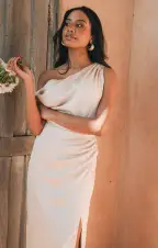 Jodie Dress ~ Show Me The Ring Luxe Satin(XXS)
