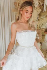 She's the One Dress ~ Embellished Tulle Floral(XS)