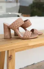 Steve Madden Tielo Block Heels ~ Tan(6)