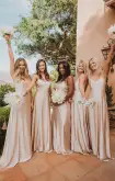 Faith Maxi Dress ~ Champagne Luxe Satin(XXS)