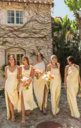 Jasmine Halter Maxi Dress ~ Pale Yellow Luxe Satin(XXS)