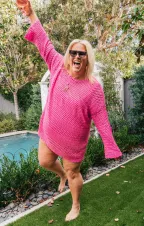 Paula Pullover ~ Hot Pink Crochet(XS)