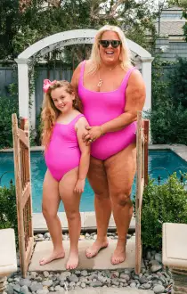 The Scrunch One Piece ~ Hot Pink Scrunch(XS)