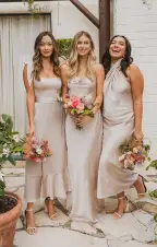 Tuscany Maxi Slip Dress ~ Show Me The Ring Luxe Satin(XXS)