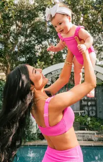 Coco One Piece ~ Hot Pink Scrunch(1T)