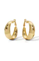 Vanessa Mooney The Luna Hoop Earrings ~ Gold(OS)