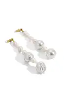 Vanessa Mooney The Angela Pearl Earrings ~ Ivory(OS)