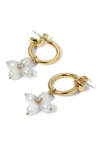 Vanessa Mooney The Lana Pearl Earrings ~ Pearl/Gold(OS)