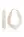 Ettika Pearl Wrapped Hoop Earrings ~ Pearl(OS)