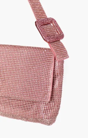 Rosie Rhinestone Bag ~ Light Pink(OS)